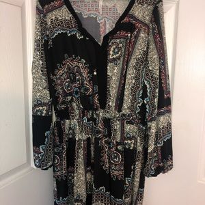 Women’s black shirt dress